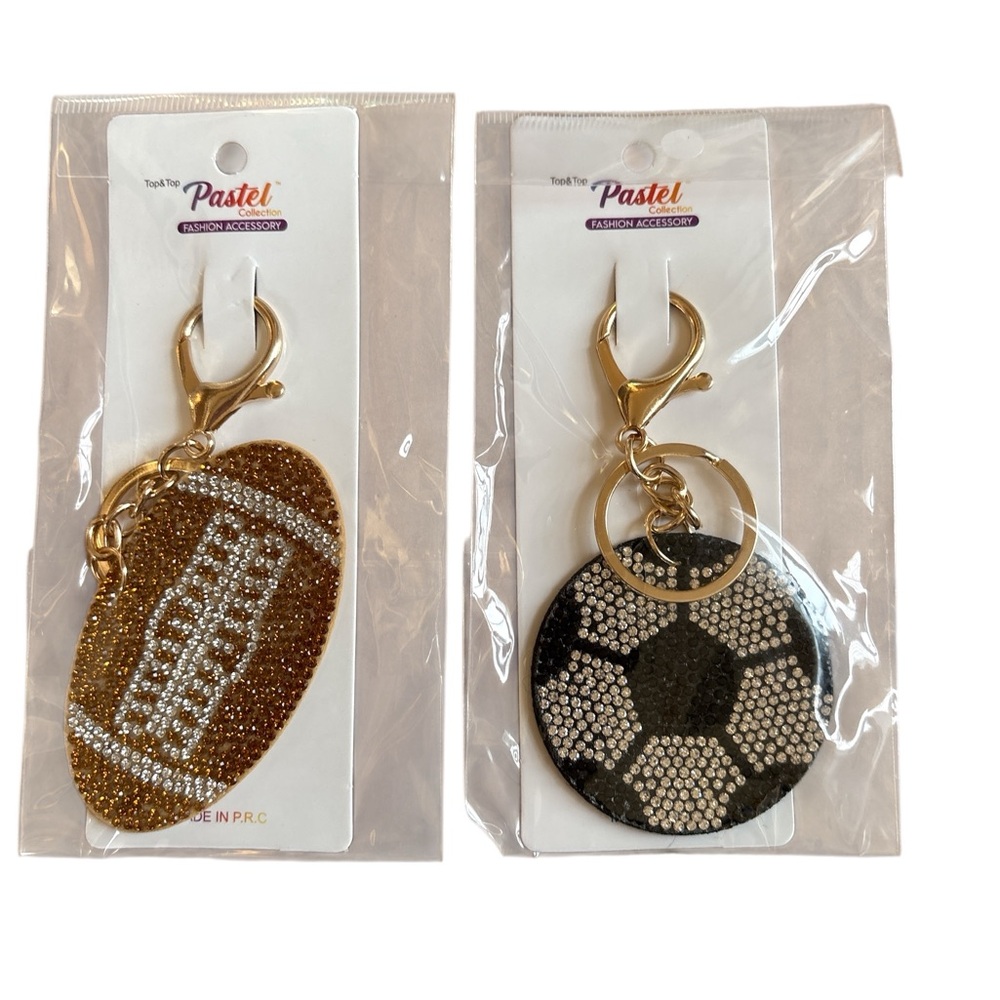 Sport Key Rings Or Bag Charms Keychain Football Soccer World Cup